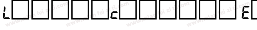 LiquidCrystal ExtraBold字体转换